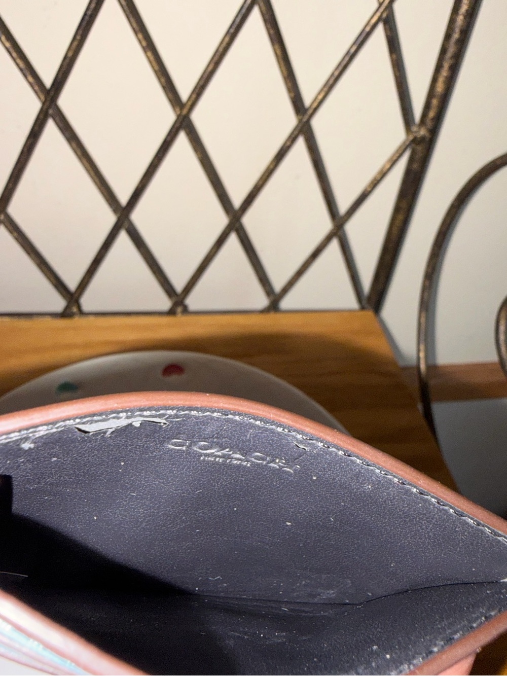 Coach “Cheeky” Card Case (inside callout) - Picture 5 of 5